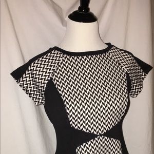 Worthington fitted top, back zipper.